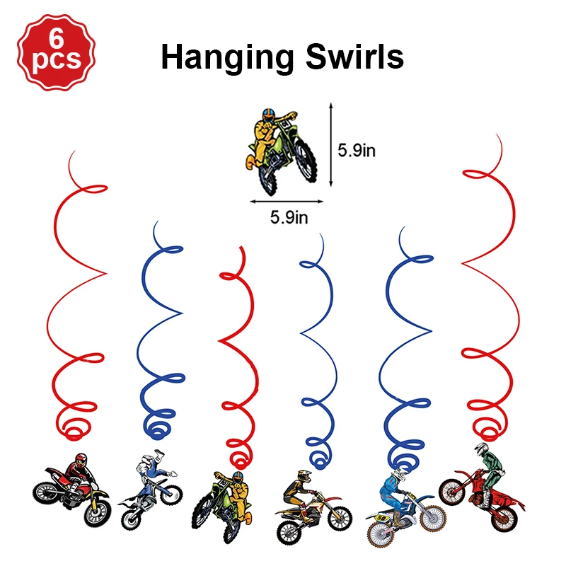 Декорации для вечеринки на день рождения мотоциклистов EsenTroye