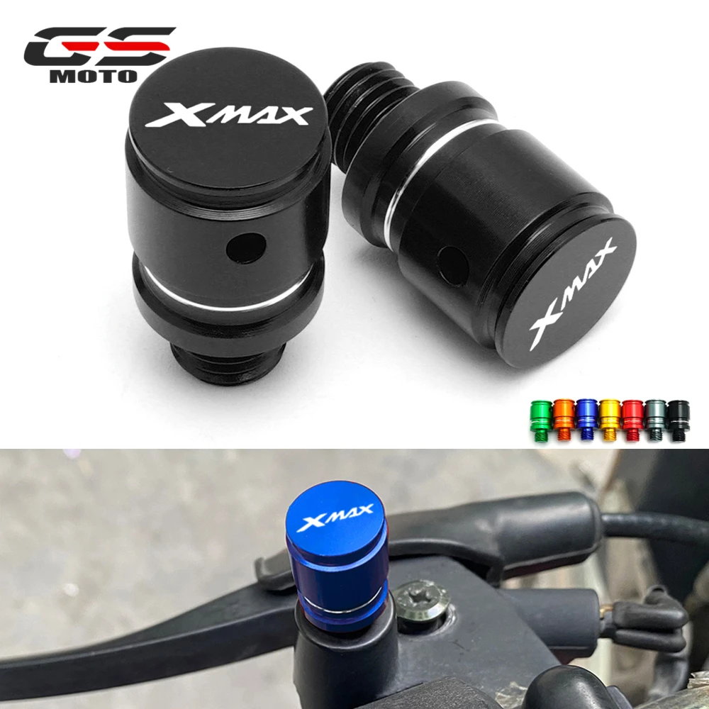

Логотип для Yamaha Xmax 400 300 Xmax300 Xmax250 Xmax400 CNC отверстие для зеркала заднего вида мотоцикла винтовые заглушки крышка болты аксессуары