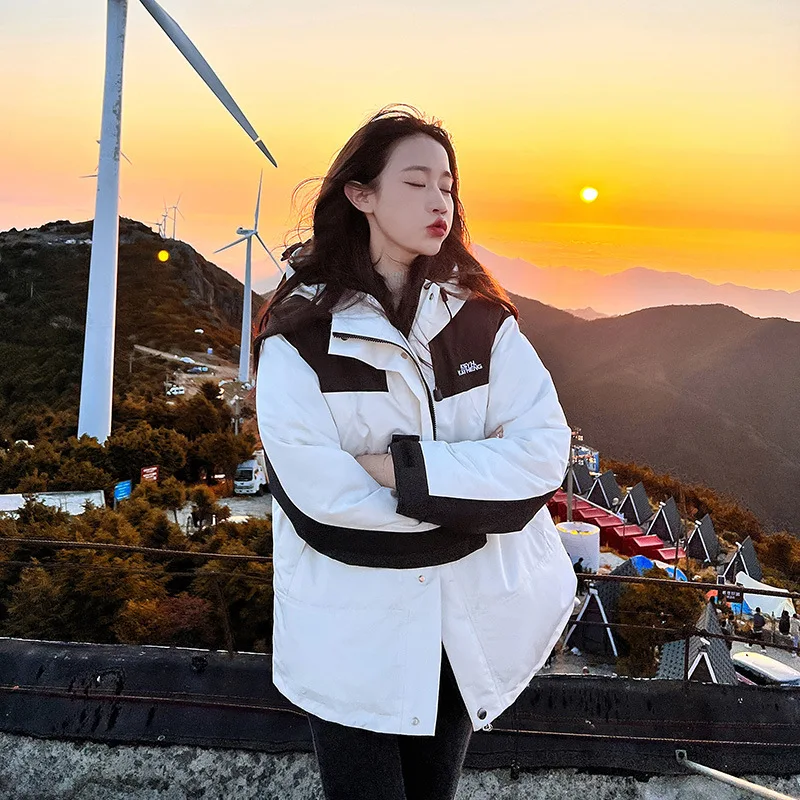 

Хлопковая куртка для мужчин и женщин, новый стиль, куртка-парка, стеганая куртка, утепленная хлопковая куртка, зимнее пальто