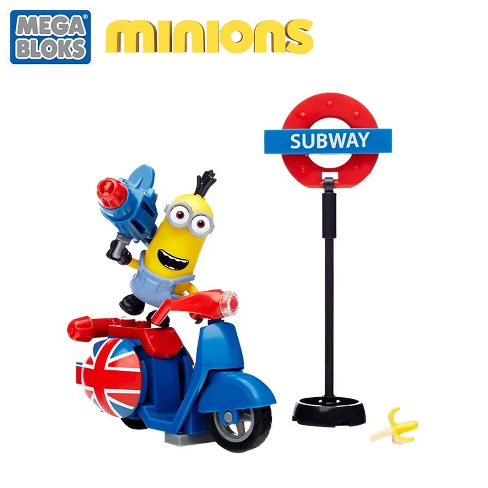 Конструктор MEGA BLOKS Миньоны детская игрушка с большими глазами спасательный