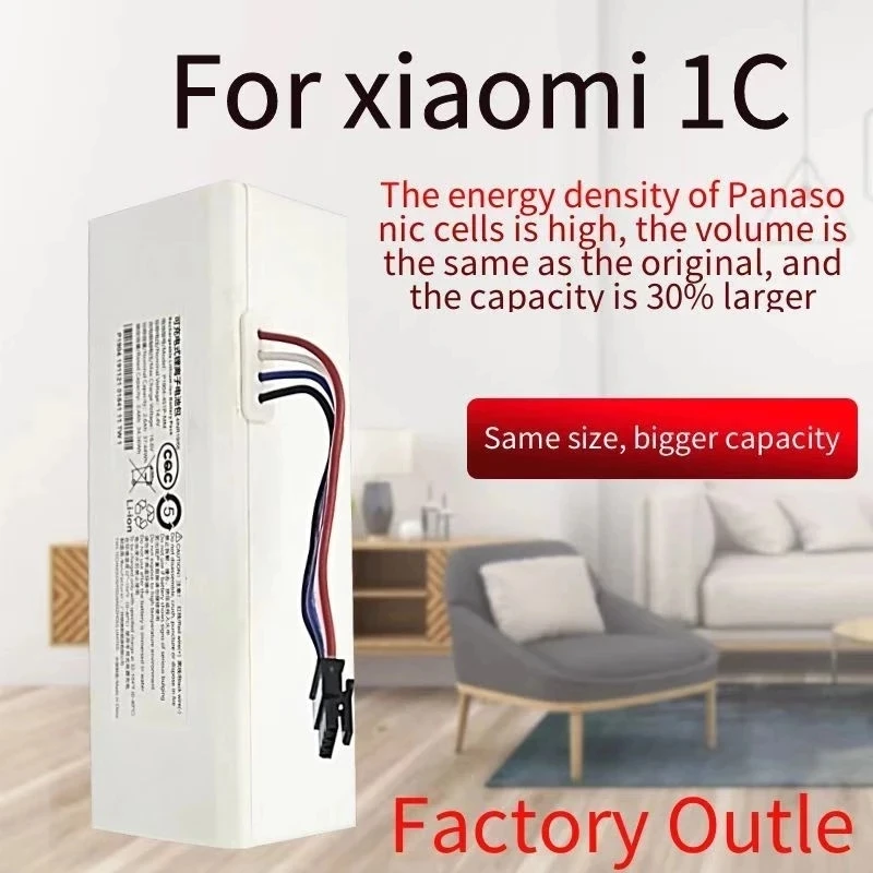 

Аккумулятор для робота-пылесоса Xiaomi Mijia 1C STYTJ01ZHM, 14,4 В, 5200 мАч