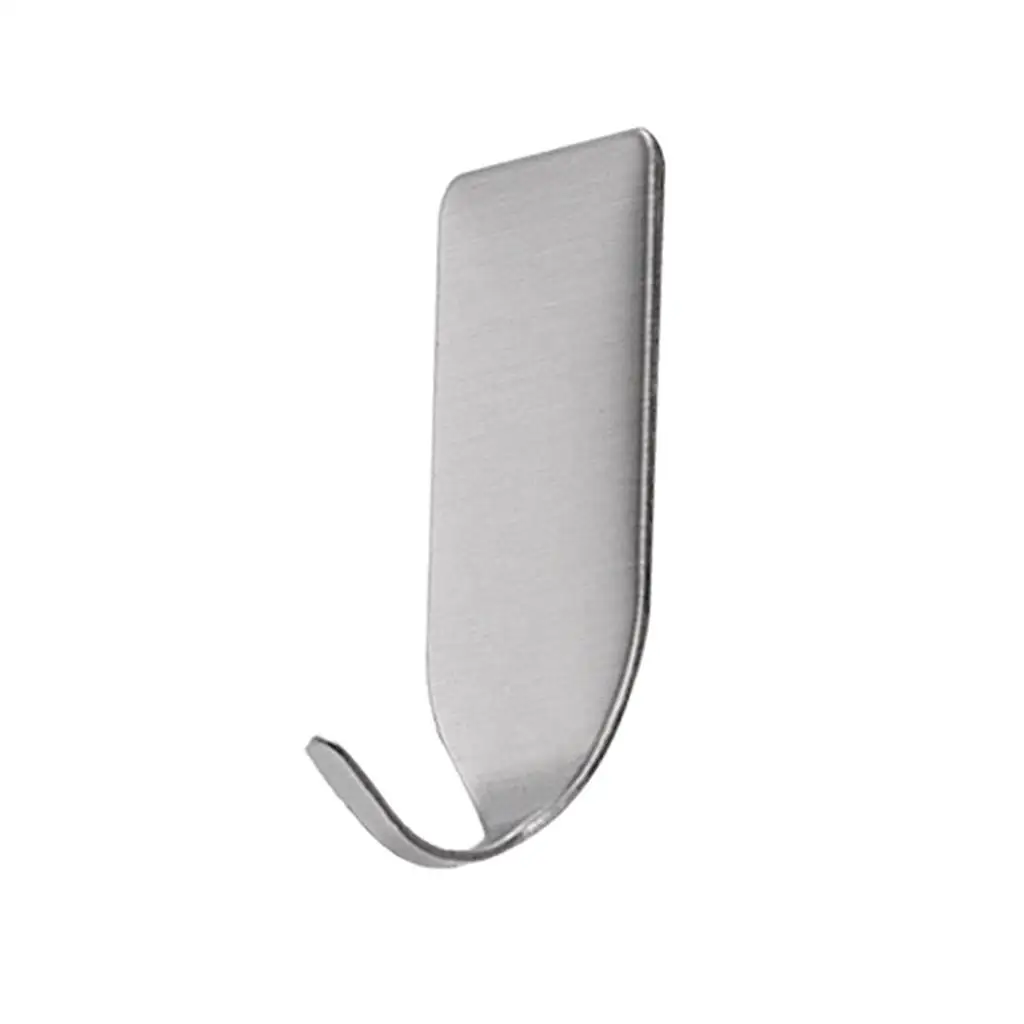 

Adhesive Stainless Steel Towel Hooks Towel Racks Wall Hooks For Kitchen Bathroom Self-Adhesive Hook 3 Design to Choose