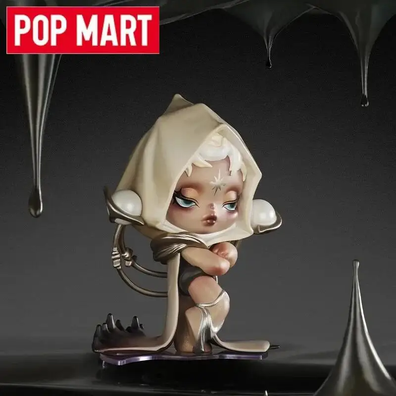 Фото POP MART Skullpanda The Sound Series: Загадочная коробка-сюрприз (Blind Box) — коллекционная фигурка, игрушка, кукла, милая аниме-фигурка, настольное украшение, подарок для девочек №3