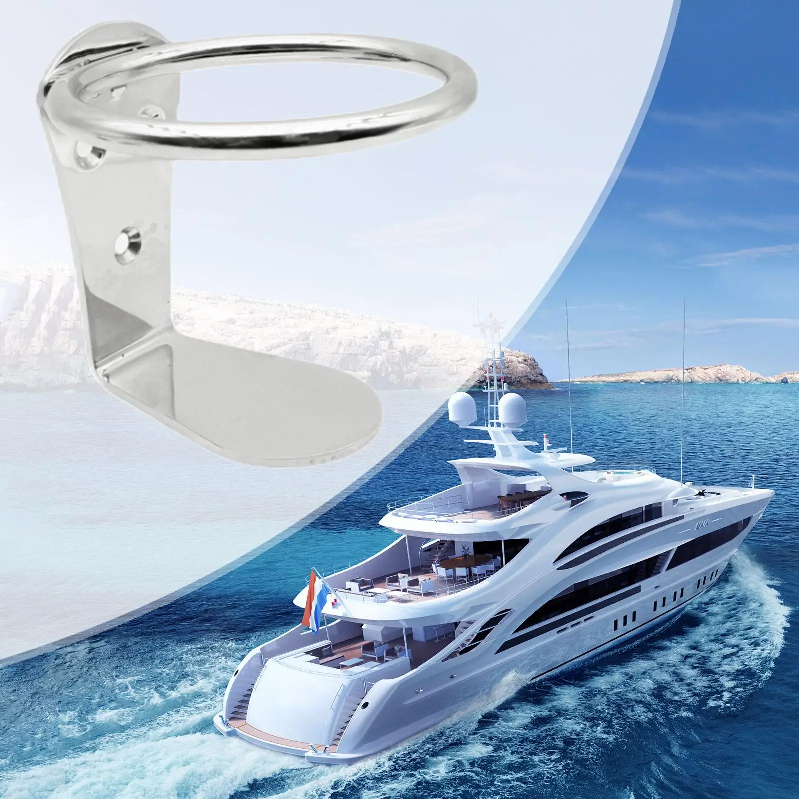 Rvs 304 аксессуары для интерьера из нержавеющей стали контейнер напитков с