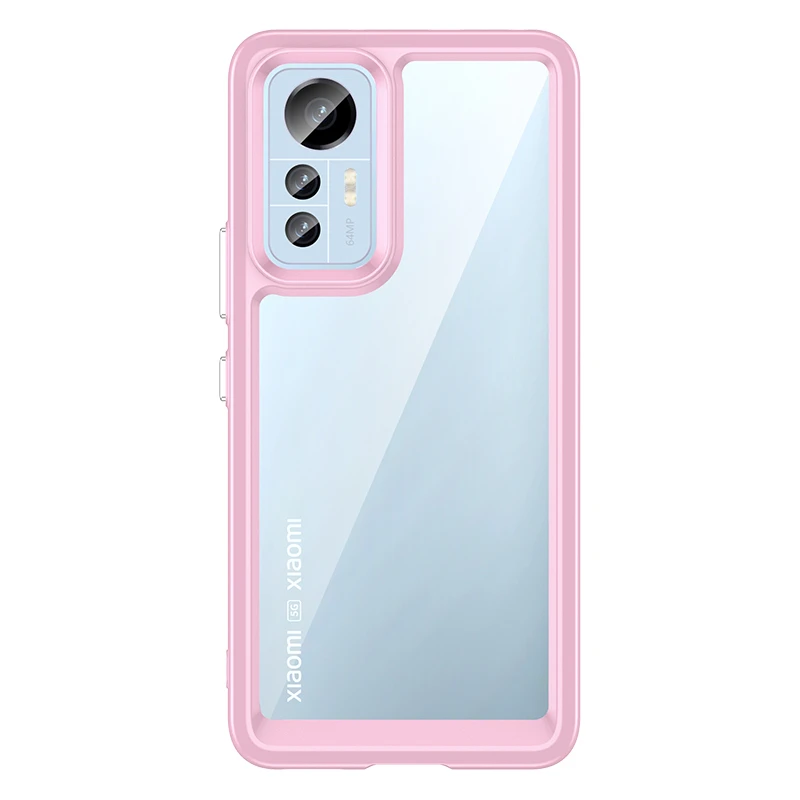 Soft Transparent Case For Xiaomi 12 Lite Case Bumper Anti-knock Silicone Color Back Cover Xiaomi 12 Lite Case For Xiaomi 12 Lite