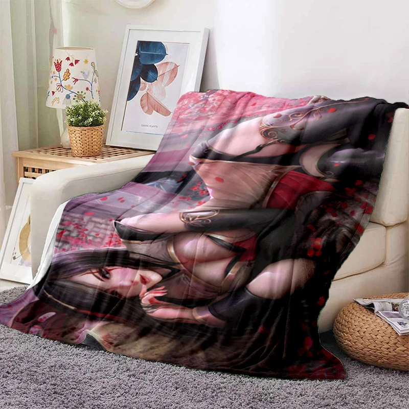 

Горячее сексуальное аниме одеяло для девочек, лучший подарок, всесезонсветильник теплое мягкое плюшевое фланелевое одеяло для спальни, див...