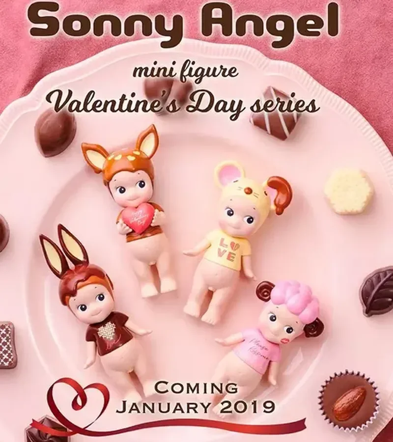 

Sonny Angel 2019 2018, День Святого Валентина, фотоэлемент, крыса, овечка, подарок ручной работы