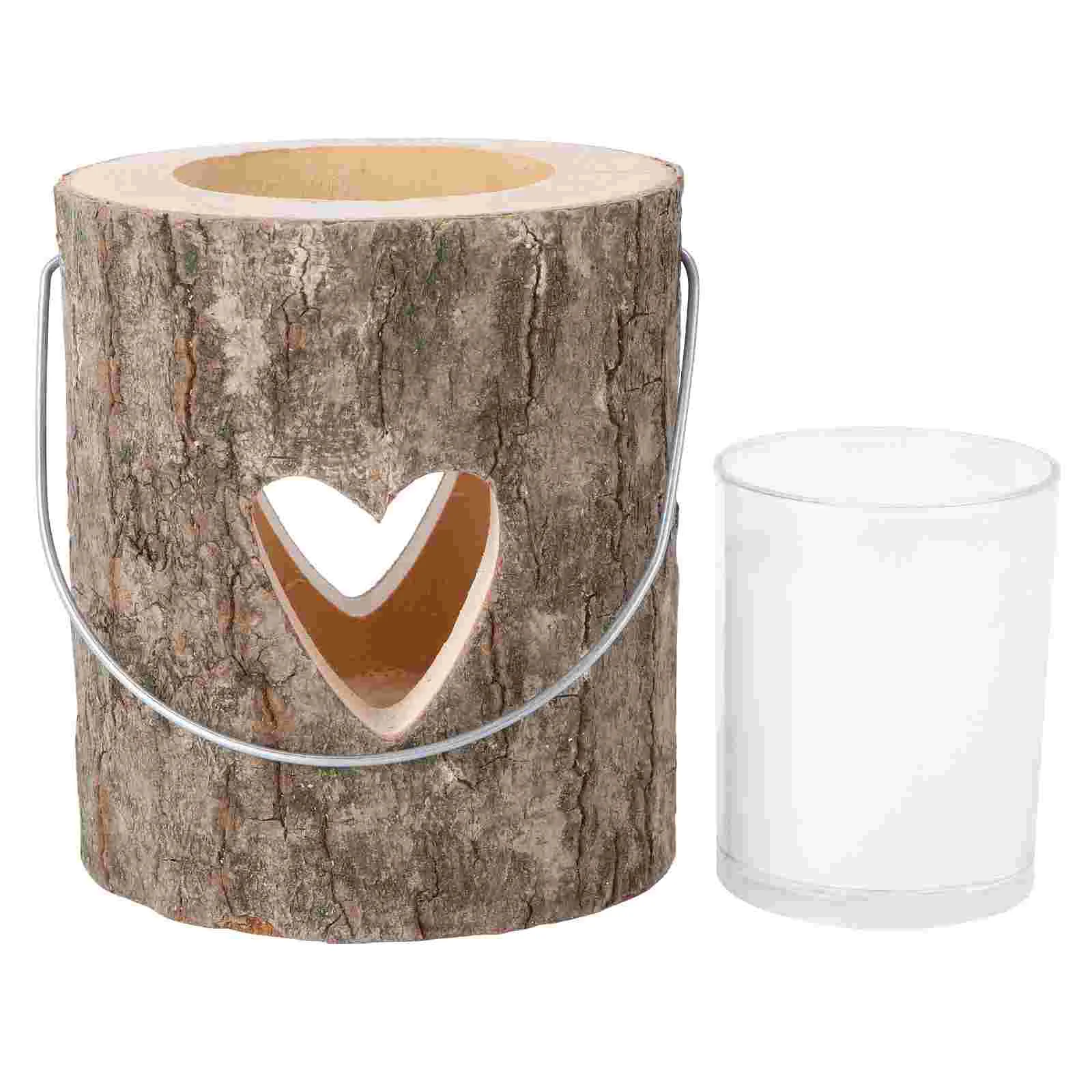 

Holder Wooden Holders Wood Tealight Candlestick Wedding Decorative Cup Valentines Decor Centerpiece Candleholder Heart Votive