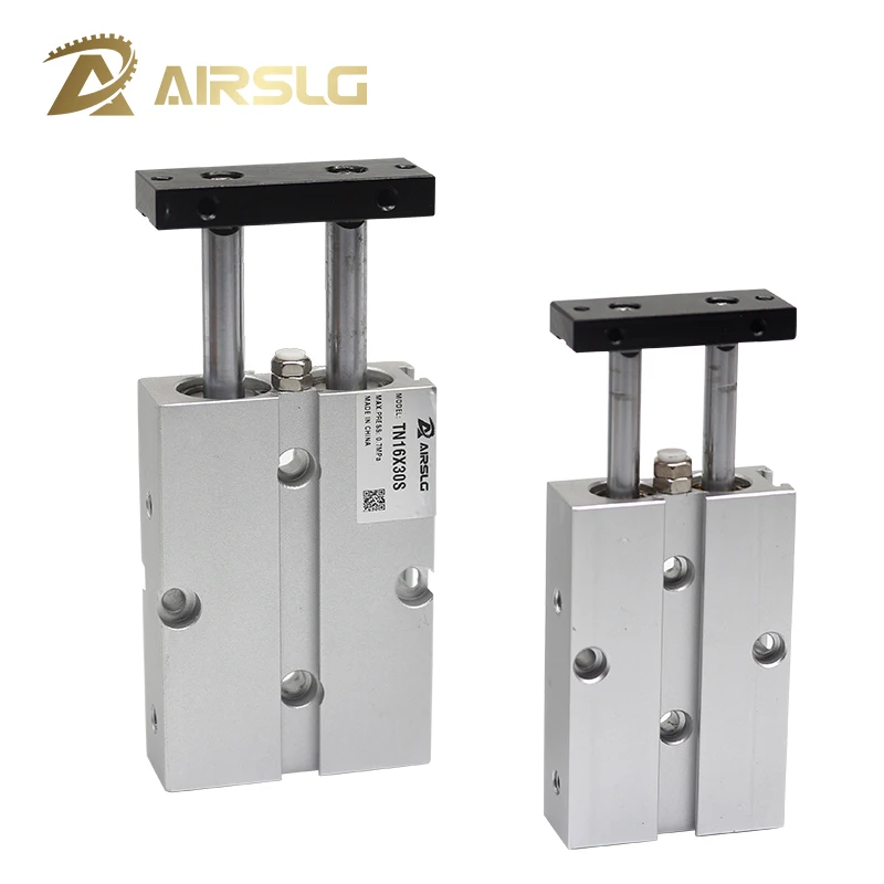 

Two rod air cylinder double acting with magnet Air pneumatic Cylinder TN10X10S TN16X20S TN20X30S TN25X50S 60S TN32X25S TN40 TN50