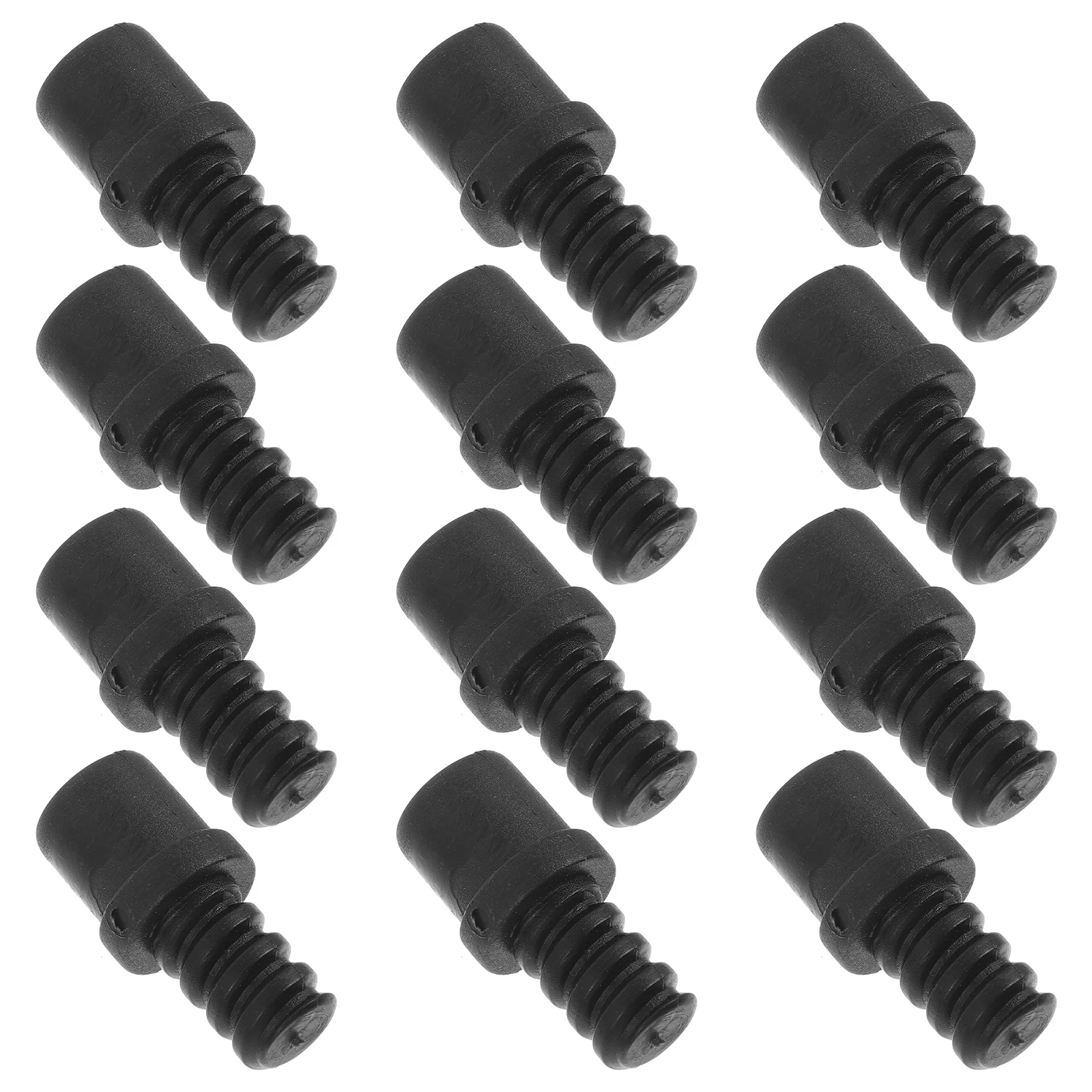

20 Pcs Joints Threaded Tip Toilet Brush Head Parts Handle Connectors Supplies Plastic Tips Heads Accessory