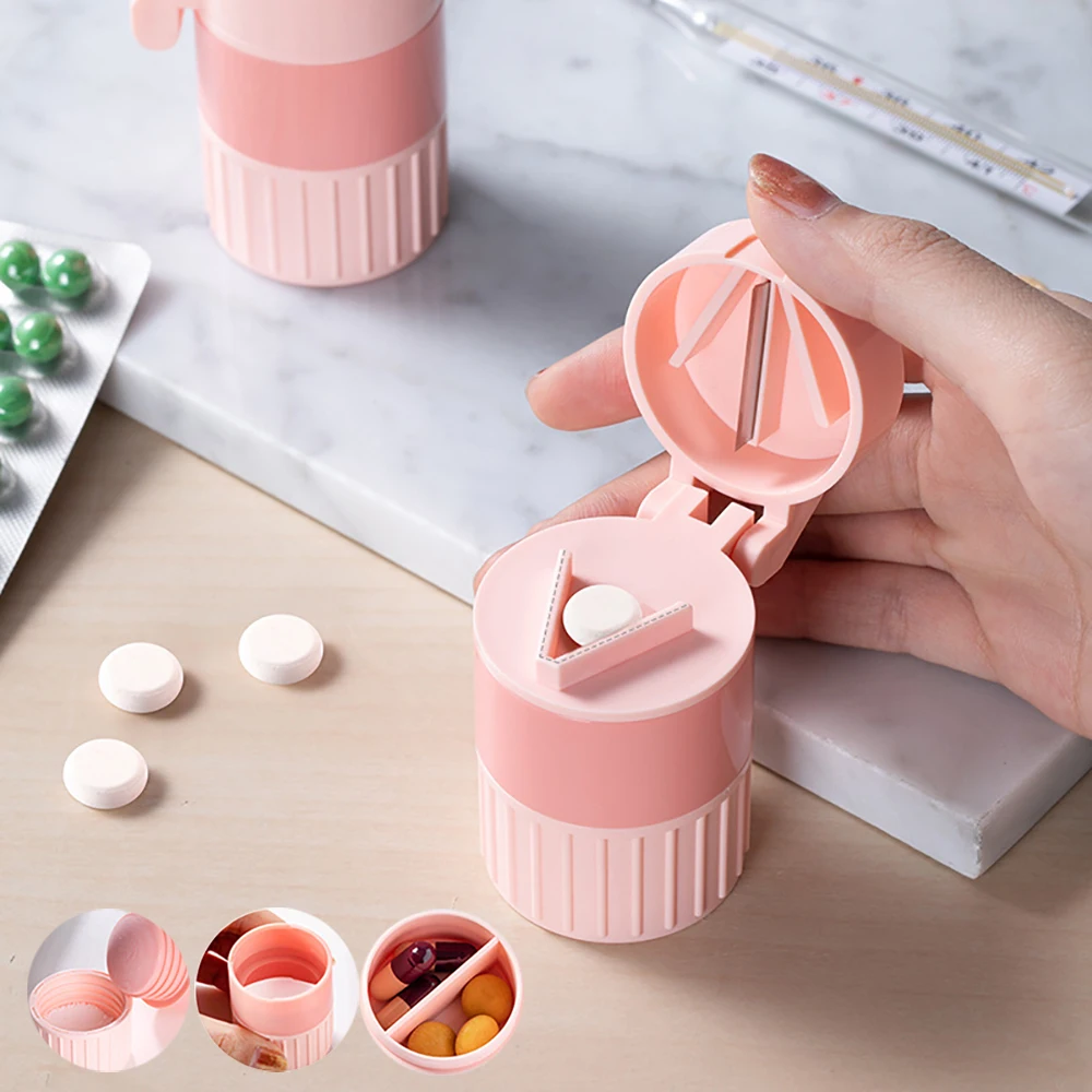 

4 в 1, портативный контейнер для таблеток