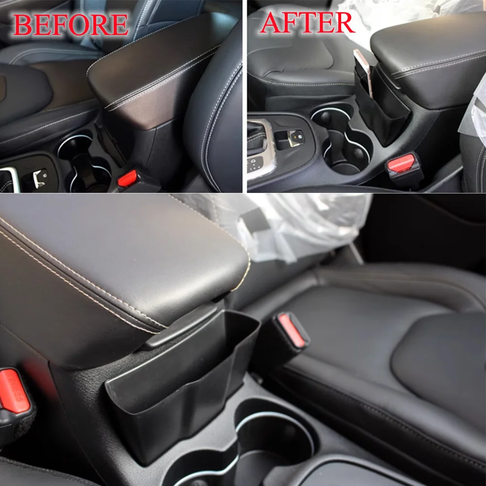 Фотоконтейнер-органайзер для Jeep Cherokee 2014-2023 черный