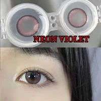 magic circle 14 0mm contact lens for eyes women cosmetic eyewear glass with power 1 00 to 8 00 lentes de contacto neon violet