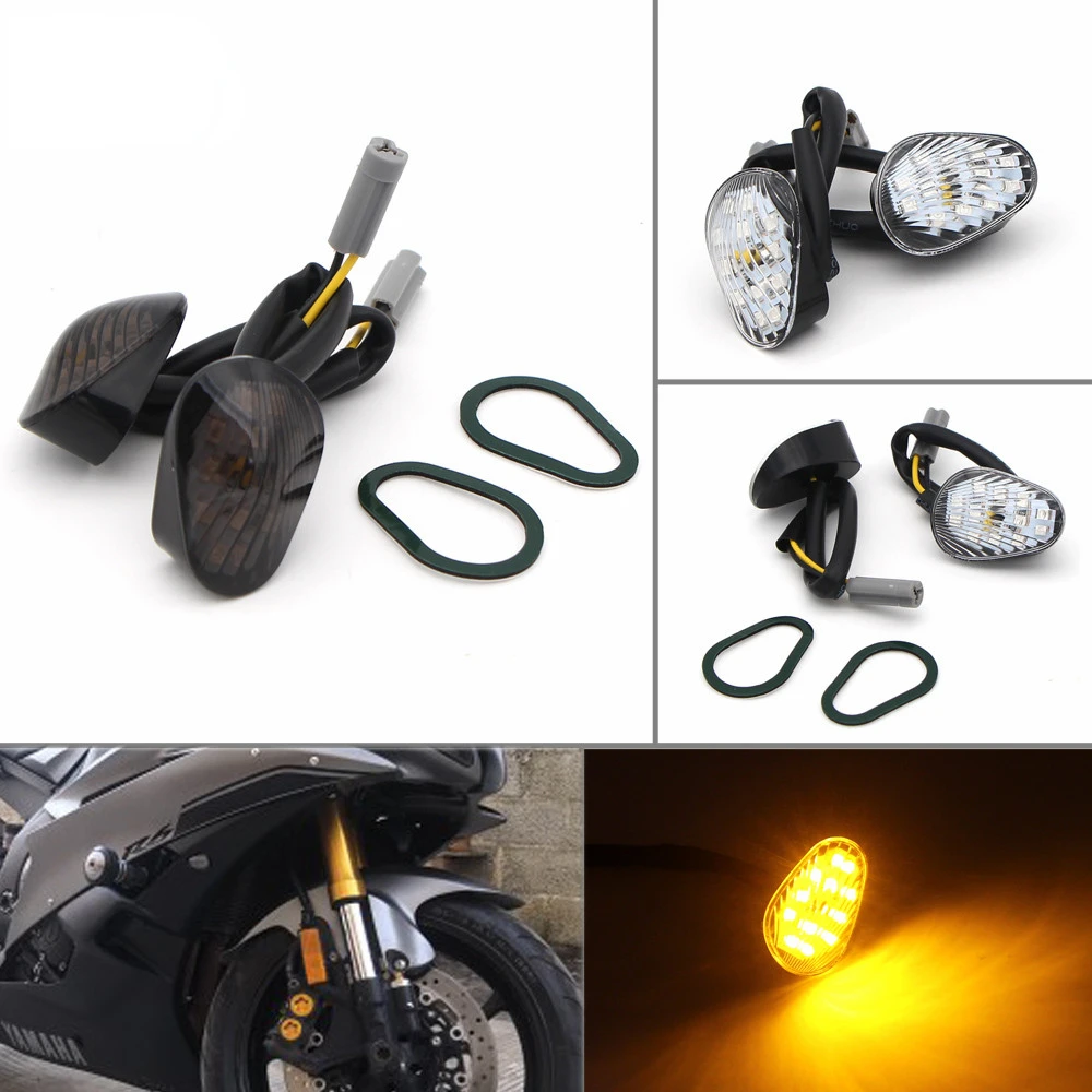 

LED Turn Signal Light Indicator Lamp Flush Mount For Yamaha YZF R1 R6 R6S Motorcycle accessories
