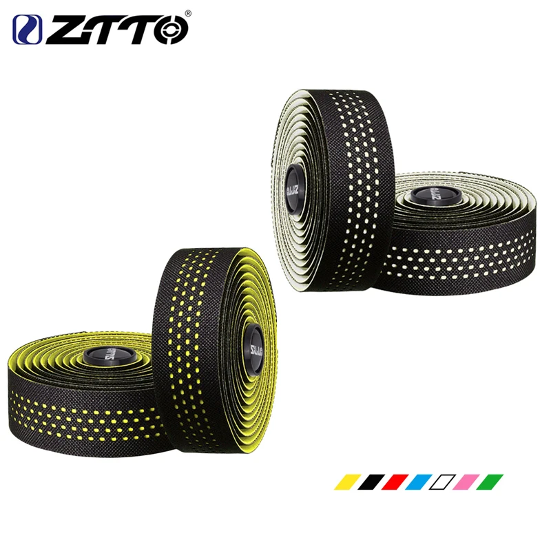 

ZTTO Soft Road Bike Bicycle Handlebar Tape Cork EVA PU Handle Bar Tape Professional Cycling Damping Anti-Vibration Wrap