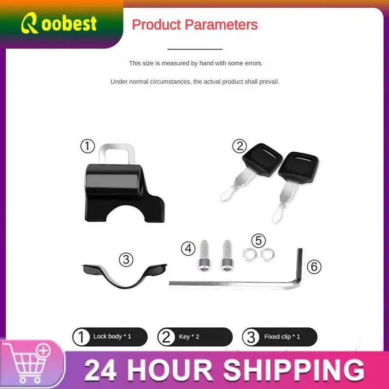 

Electric Car Motorcycle Helmet Lock Easy Installation Durable Helmet Lock Convenient And Practical Universal Bicycle Equipment