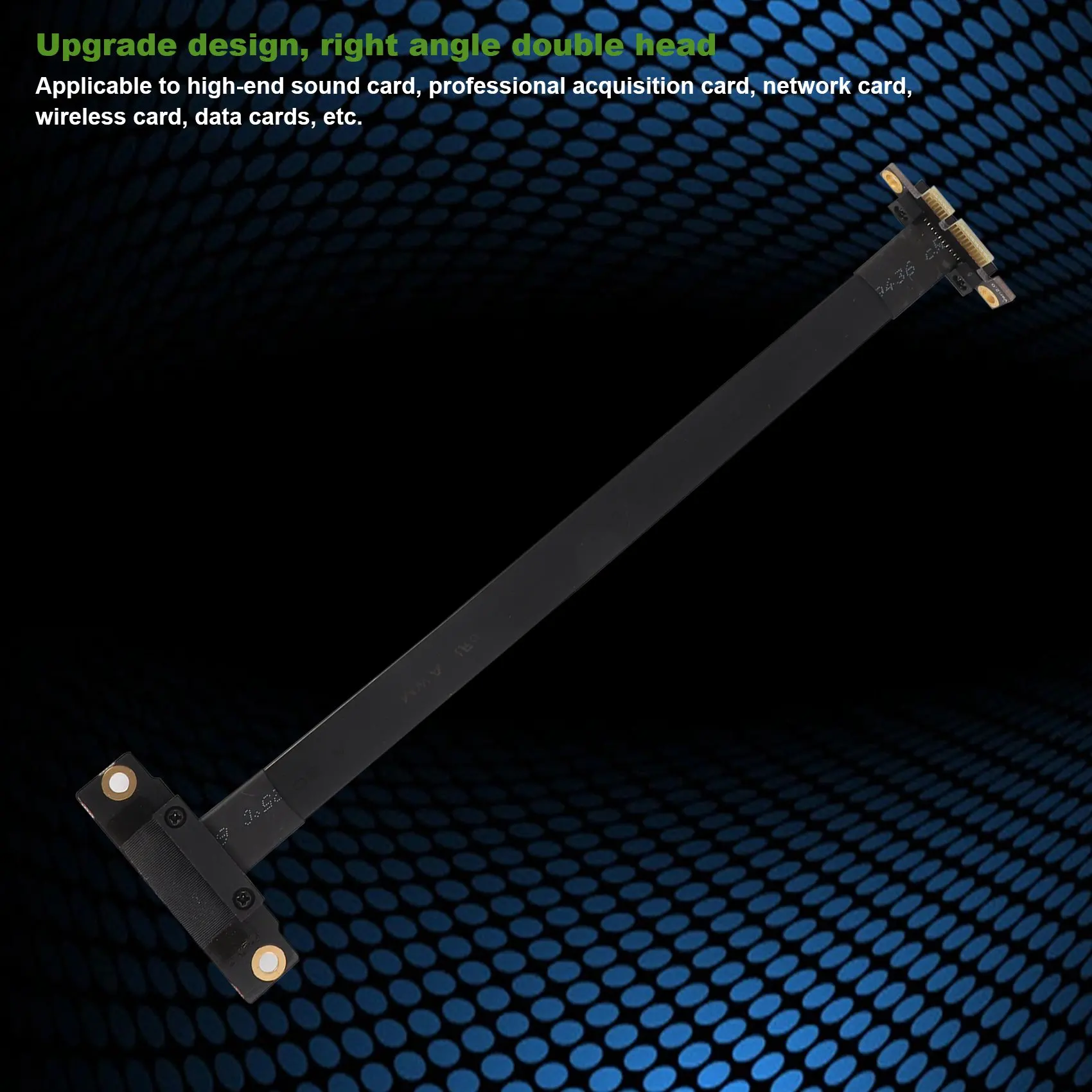 Кабель расширения PCIE X1 двойной 90 градусов PCIe 3 0 на 8 Гбит/с PCI Express 1X карта 20 см