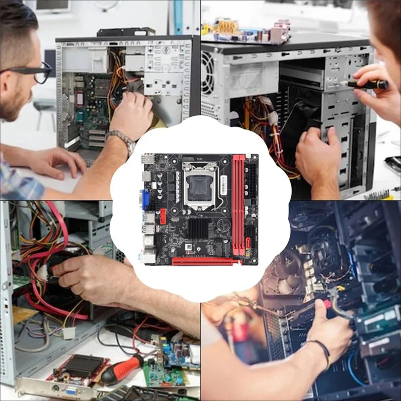 Материнская плата B75A (B75) + кабель SATA перегородка LGA1155 2XDDR3 RAM слот NVME M.2 интерфейс WIFI