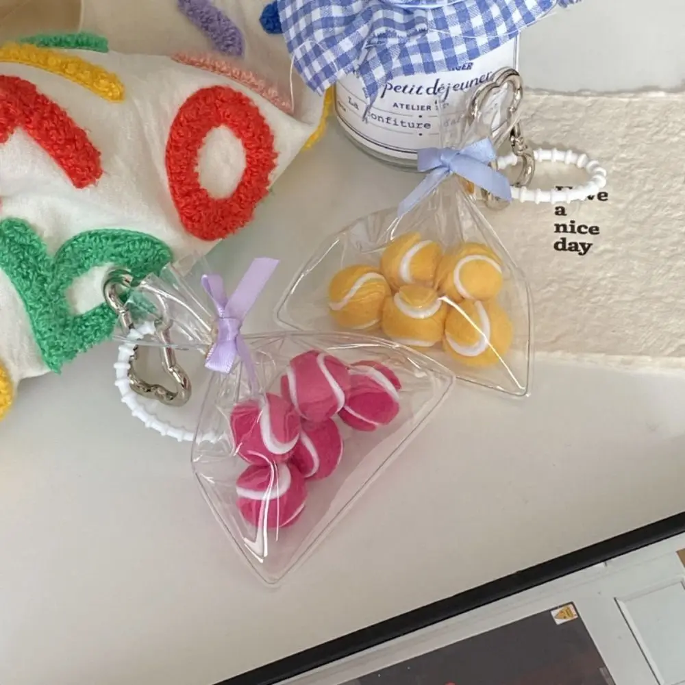 Прекрасный мультяшный теннисный брелок для настольного тенниса фисташковый