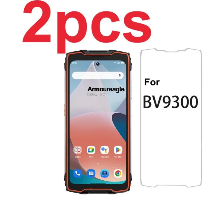 

2pcs for blackview bv9300 tempered glass protective guard on blackviewbv9300 bv 9300 screen protector film cover shield