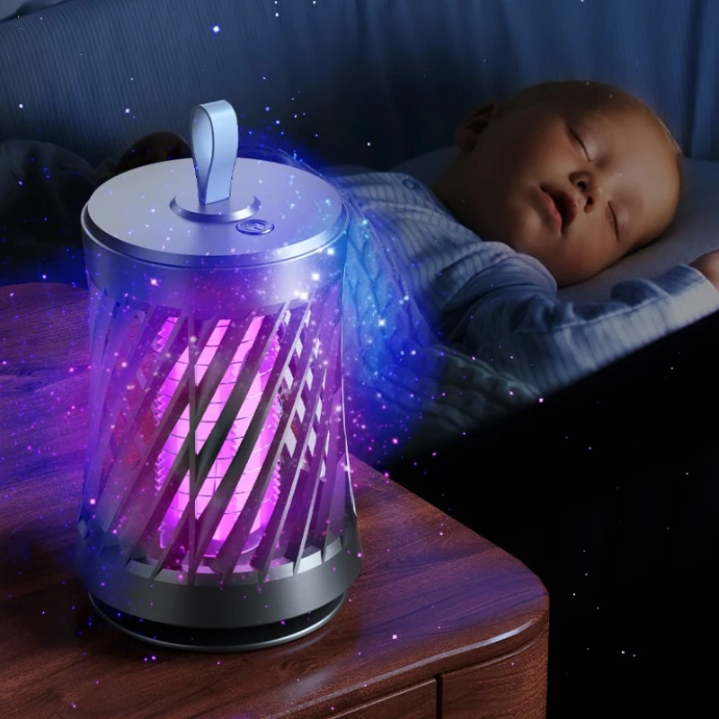 Лампа-убийца от комаров с электротоком безшумная уличная лампа USB-зарядкой для