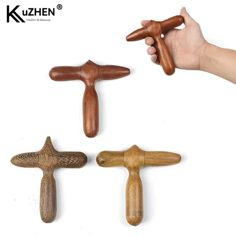 

1pcs Sandalwood Body Massage Tool Foot Reflexology AcupunctureThai Massager Roller Therapy Meridians Scrap Lymphatic Health Care