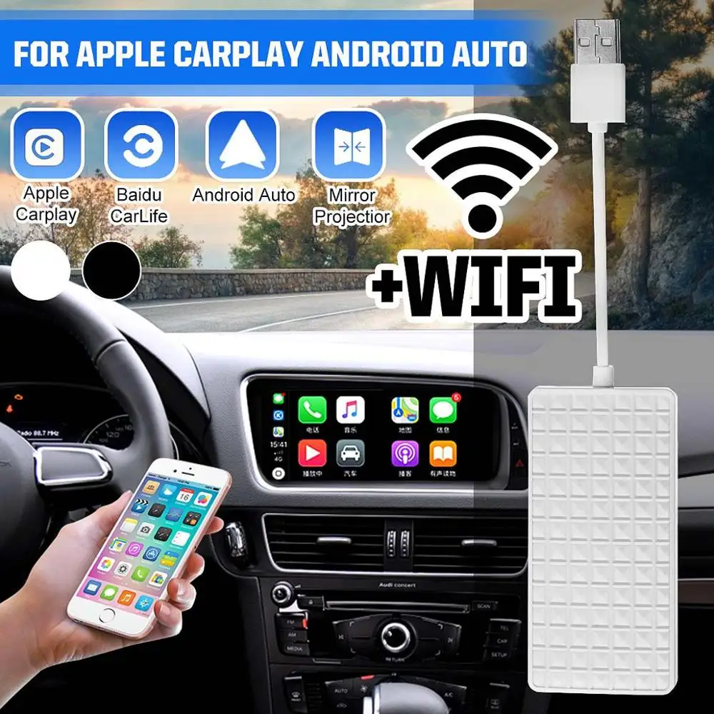 

Wireless WiFi USB Dongle Link for CarPlay Dongle for Android Navigation Player Mini USB Carplay Stick Modules