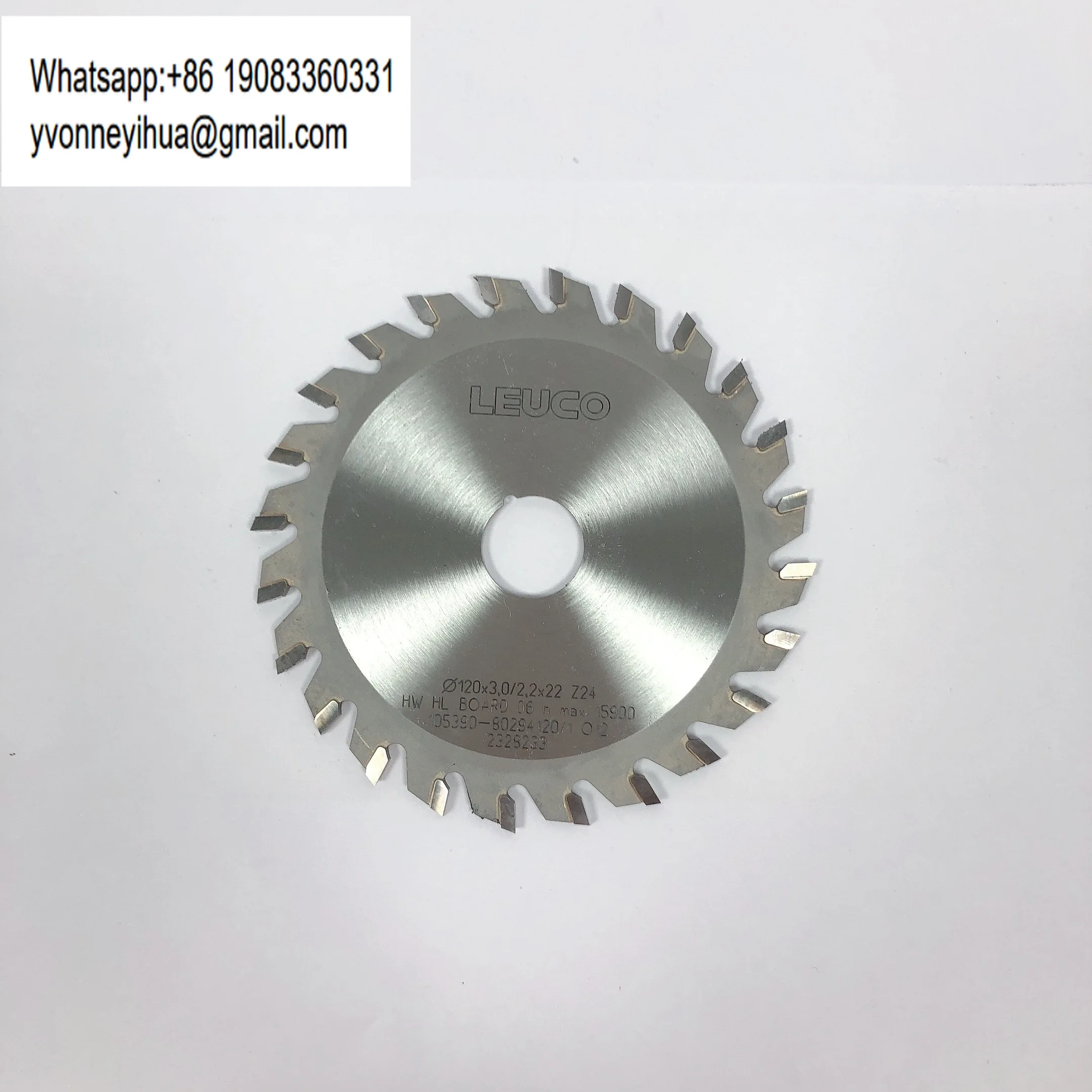 Фото Пильные диски Sanhomt TCT 120x3.1/4.0x22x24Z для деревообработки, аналог LEUCO 80294120 №1
