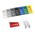 10 шт., Детский конструктор сделай сам, 61409 склона, 18 , 2x1x23, 4 слота