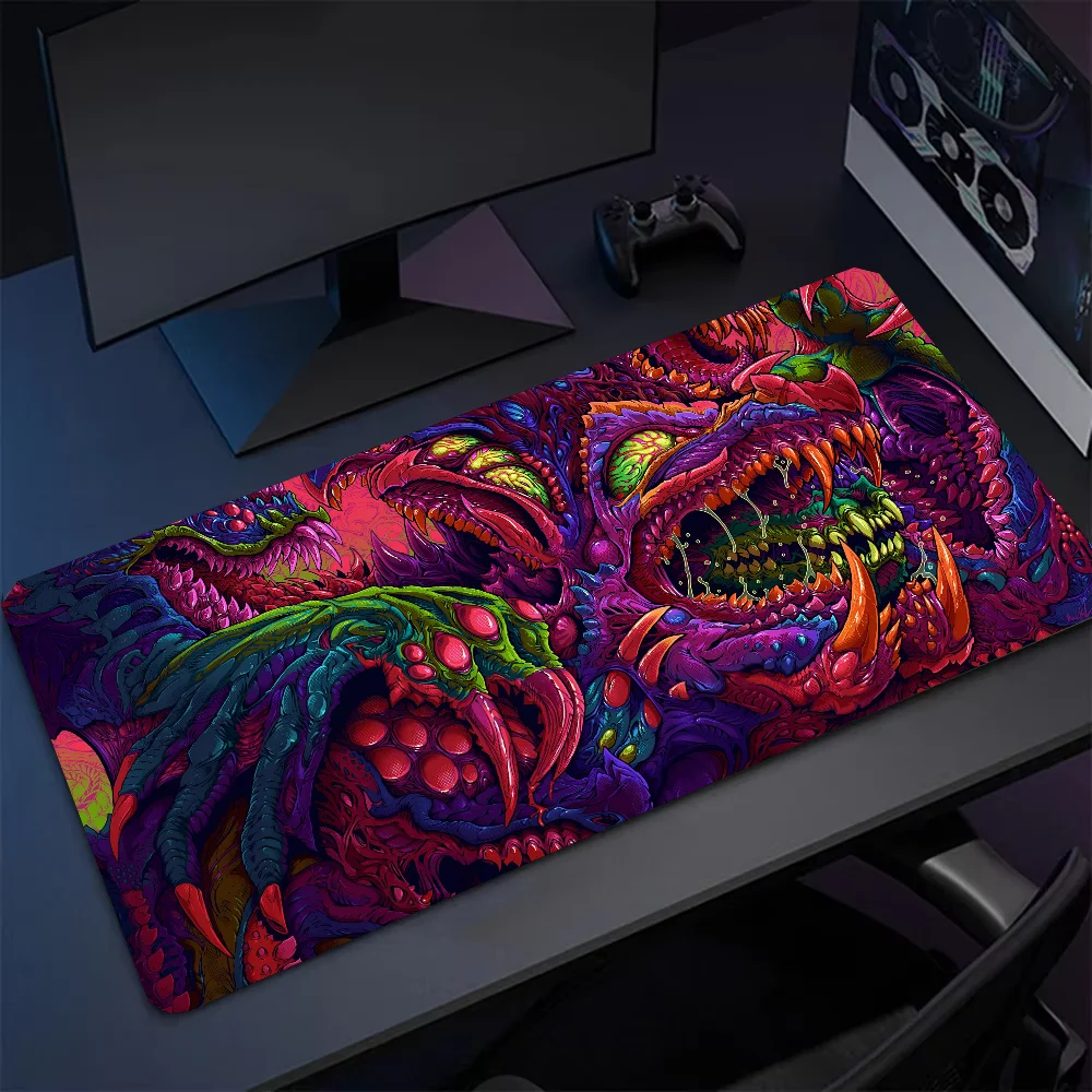 Mouse Pad Gaming Csgo Hyper Beast Cs Go XL Large Computer Custom Mousepad Mat Desk With Accessories Prime
