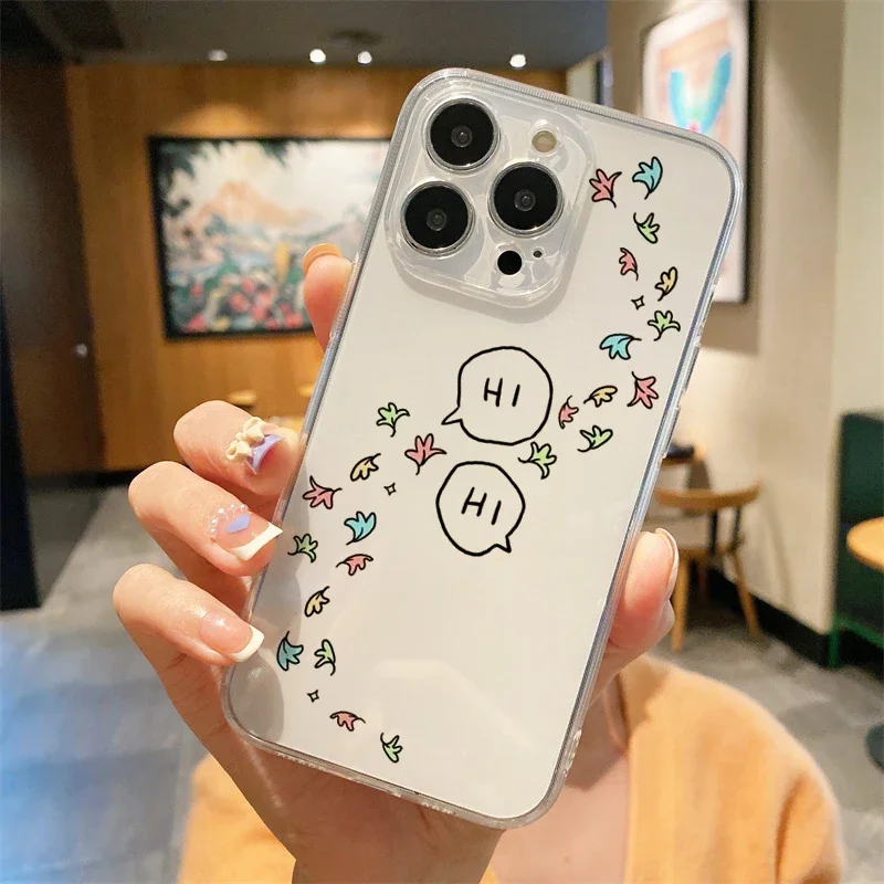 Heartstopper Phone Case for IPhone 11 12 13 14 15 16 Pro Max X XR XS SE2 7 8 Plus Charlie Nick Transparent Soft TPU Mobile Cover