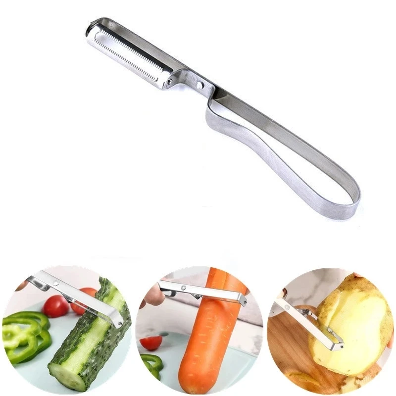 

Multi-function Stainless Steel Vegetable Peeler zesters Cutter Potato Carrot Grater Kitchen Tool fruit remover peeling knife