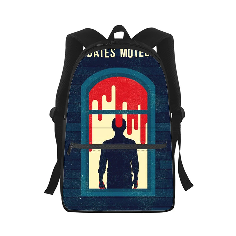 Bates Motel Men Women Backpack 3D Print Fashion Student School Bag Laptop Backpack Kids Travel Shoulder Bag