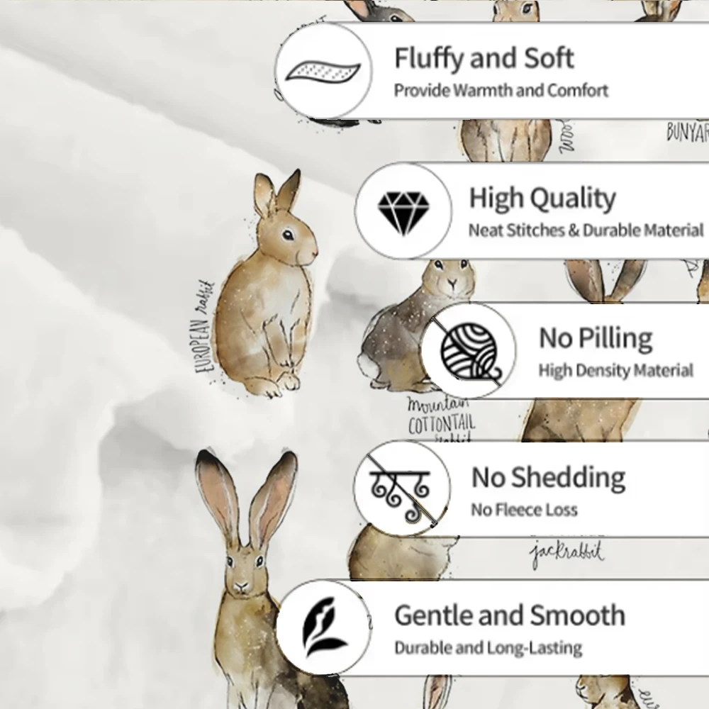 Одеяло Good Rabbits amp Hares Cobija: одеяла одеяло и дышащее.