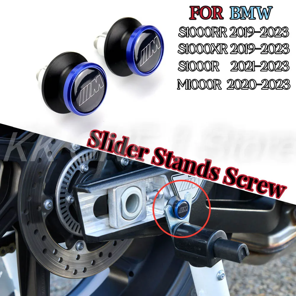 

New For BMW S1000RR M1000RR S1000R S1000XR 2019 2020 2021 2022 2023 Motorcycle Accessories Swingarm Spools Slider Stand Screw