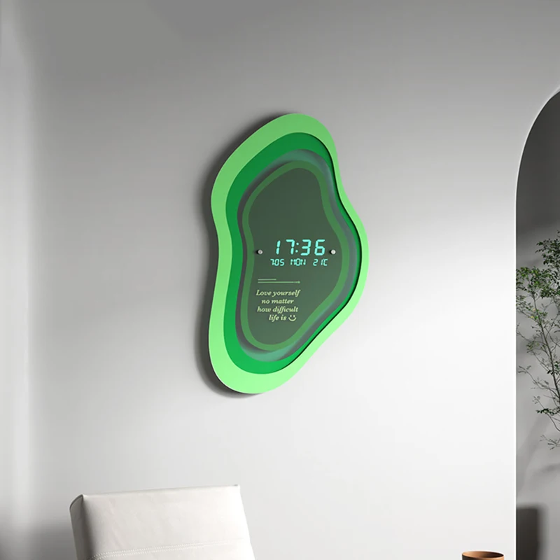 

Modern Acrylic Wall Clocks Digital Big Size Minimalist Silent Clock Mechanis Munusual Reloj De Pared Home Decorating Items