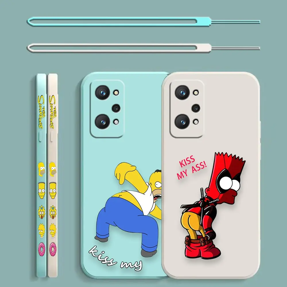 

Funny T-The S-Simpsons Cartoon Case For OPPO Reakme 10 9 9I 8 8I 7 7I 6 5 6S 6I 5I 5S V15 V11 GT NEO 2 MAster Pro 5G Cover Funda