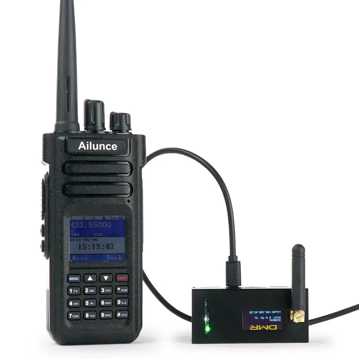 Ailunce HD1 GPS DMR Цифровая рация в виде ветчины Двустороннее радио с точкой доступа MMDVM