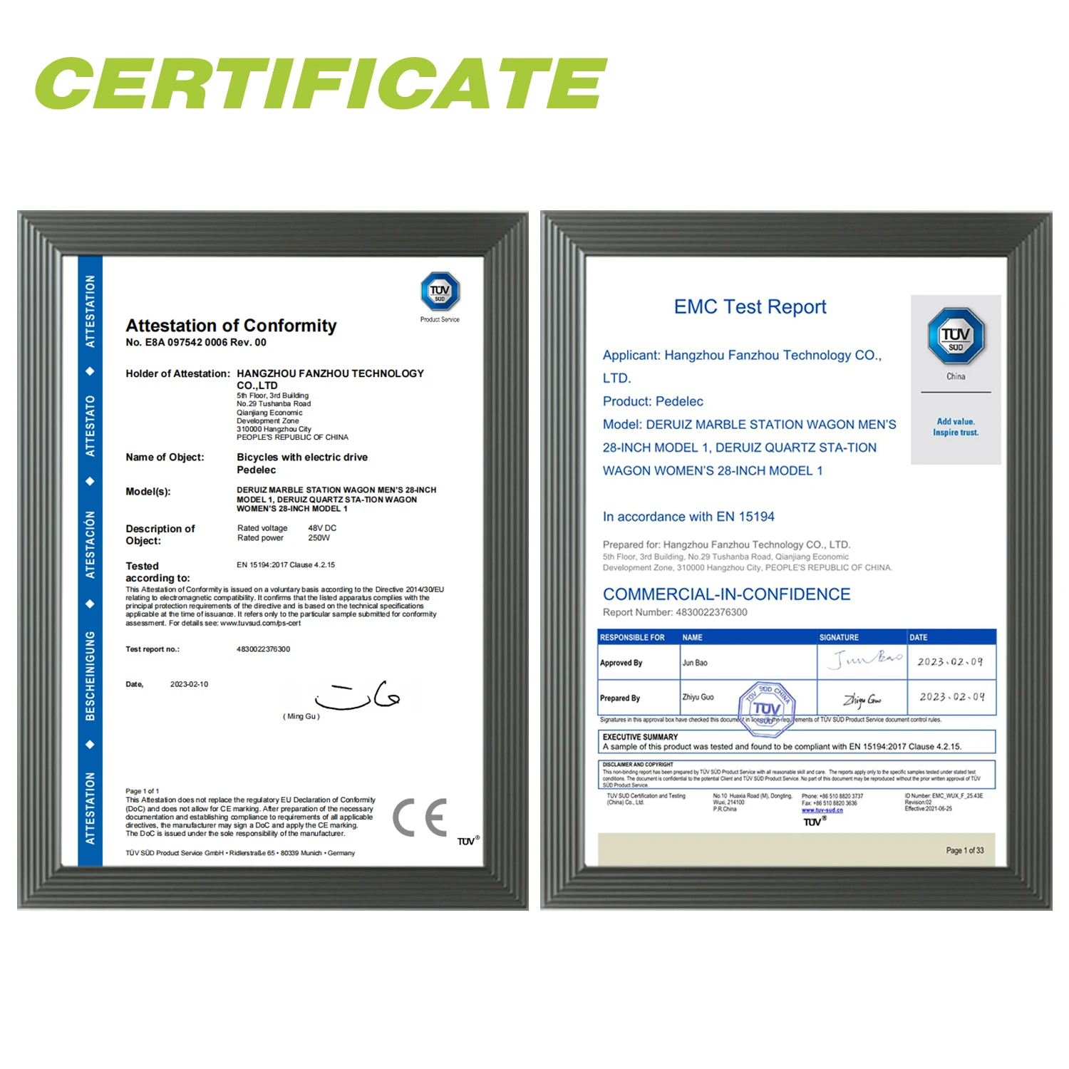 Рисунок 6 - DERUIZ Электрический велосипед