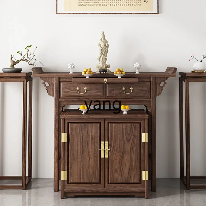 LH стол из массива дерева благовония семейный буддийский зал Новая китайская