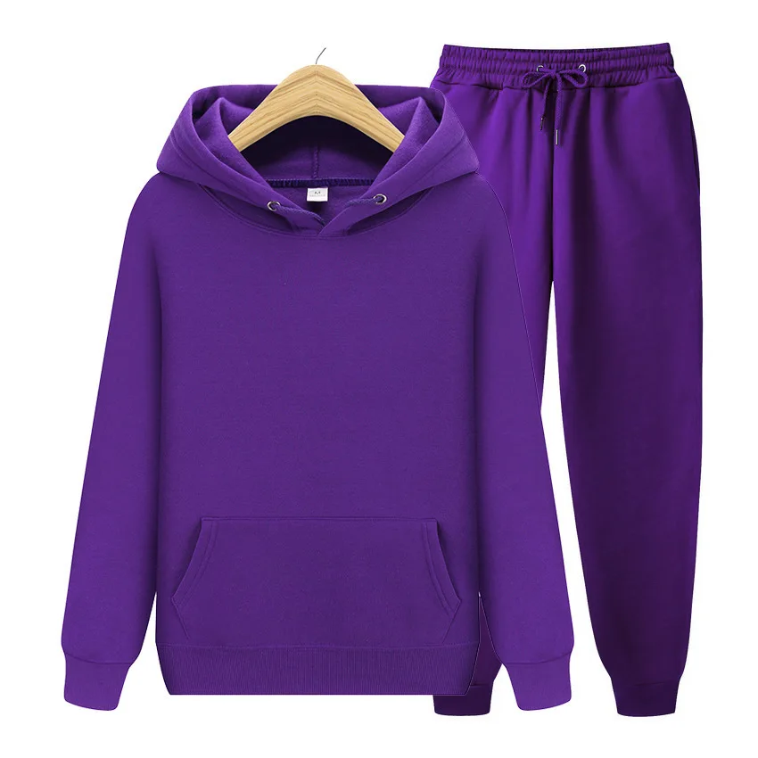 

2021 New Sweater Suit Men And Women Sportswear Clothes + Pants Two-piece Couple Suit PSTZA163-PSTZA178