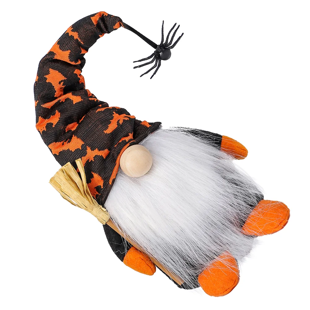 

1Pc Gnome Doll Dwarf Doll Adornment Spider Bat Party Decor Supply