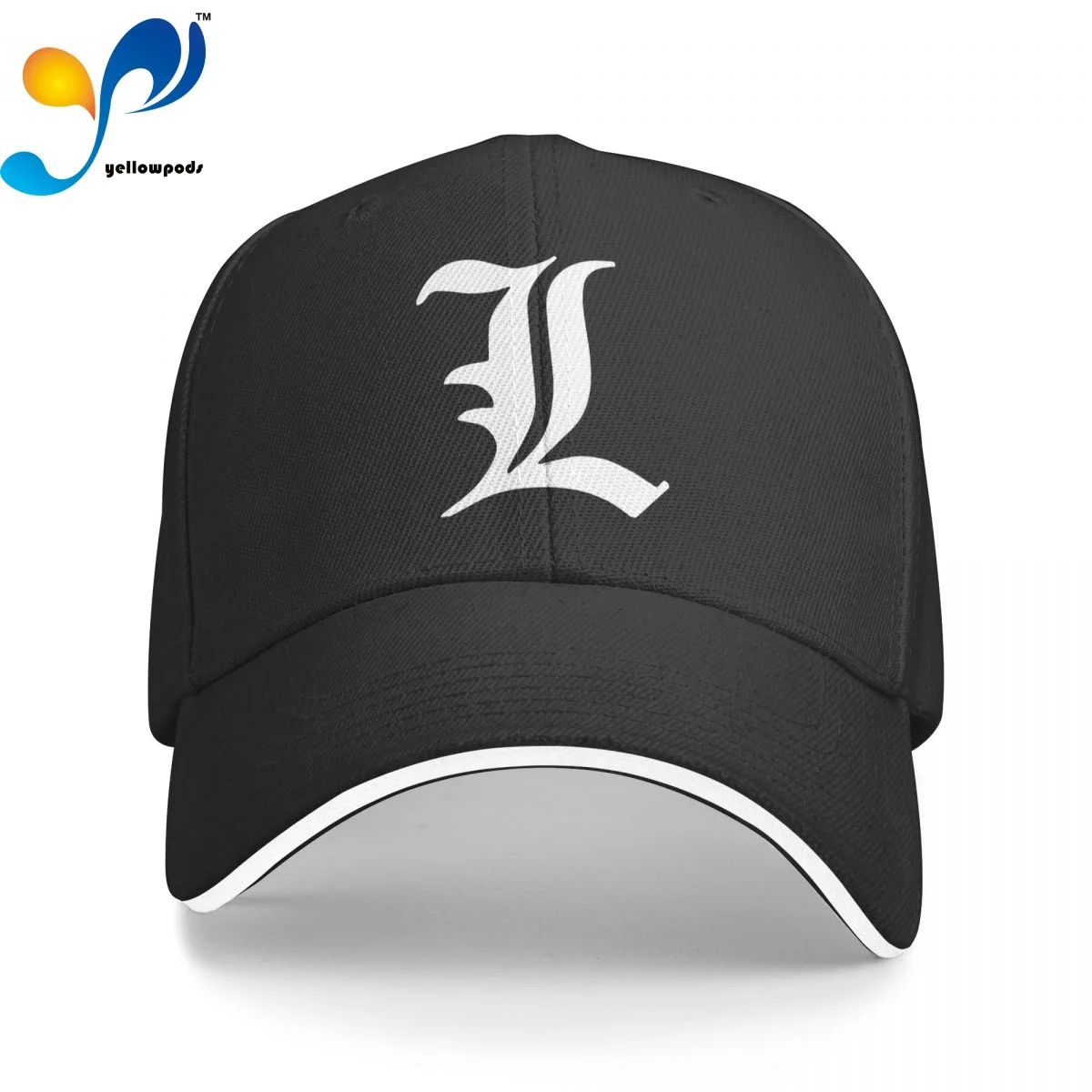 

Unisex Cotton Cap For Women Men Death Note L Converted Fashion Baseball Cap Adjustable Outdoor Streetwear Hat