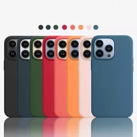 official original silicone case for iphone 13 12 pro x xs max xr xs 7 8 plus case for iphone 11 12 mini pro max case full cover