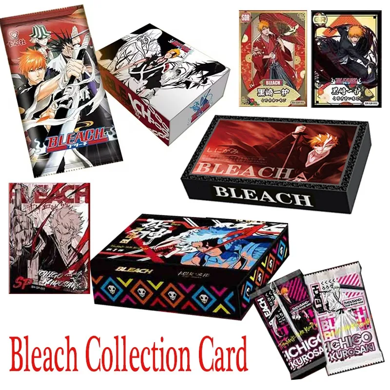 

Anime Bleach Characters Card Kurosaki Ichigo Kuchiki Rukia TCG Card Games Card Cosplay Board Game Collection Cards Toys Gift