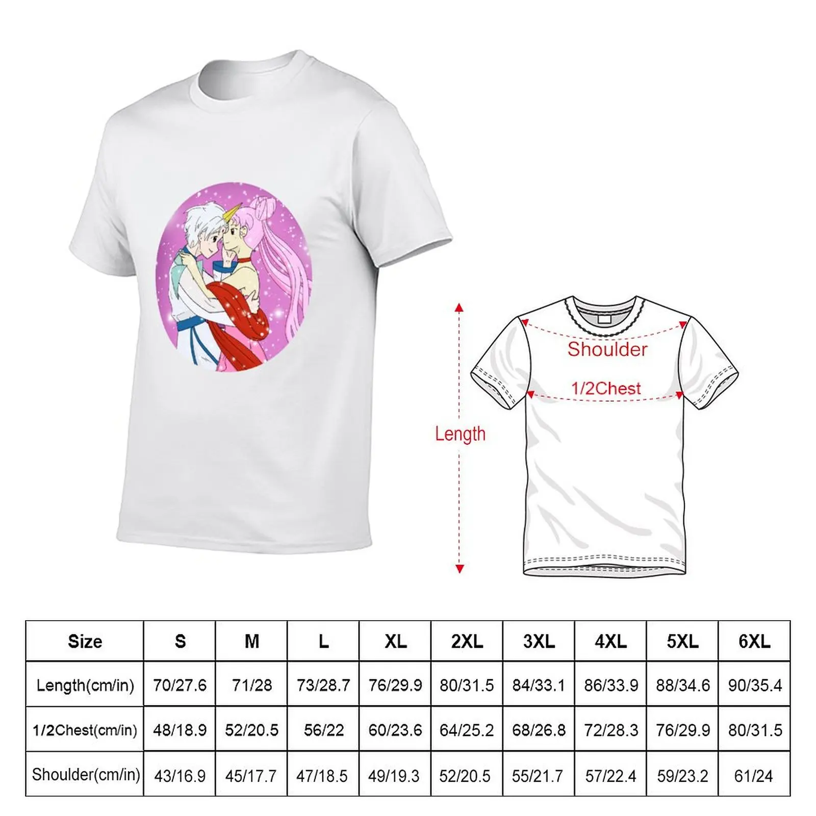 Фото Футболка Chibiusa x Helios Circle с принтом в ретро-стиле, повседневный топ №2