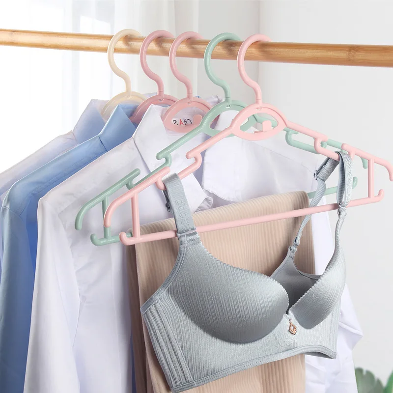 

Органайзер для одежды и пальто, 10 шт./компл., портативные вешалки, крючок, детская пластиковая вешалка, нескользящая детская одежда для взрос...