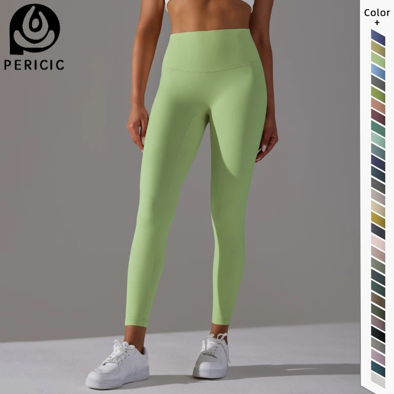 

Naked Feeling Full Length Leggings High Waisted Yoga Pants Women Fitness Gym Push Up LULU Seamless Leggings Sports Running Pants