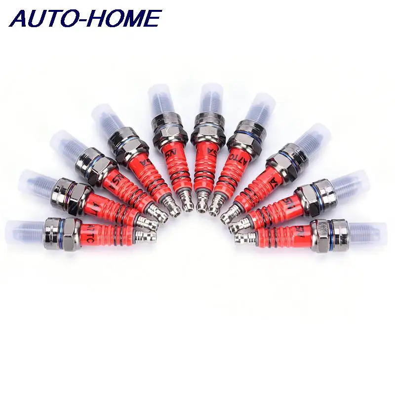 

1 шт. Свеча зажигания, высокая производительность, 3 электрода для скутера GY6, Свеча зажигания для мотоцикла, аксессуары