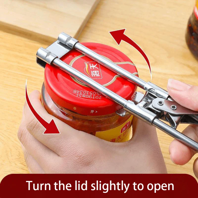 

Can Opener Artifact Rotate Open Cap Manual Twist Cap Canned Fruit Open Cap Twist Bottle Cap Non-slip Bottle Cap Kitchen Tool 1pc
